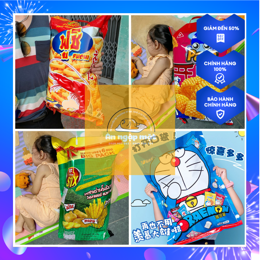 SNACK BIM BIM SIÊU TO KHỔNG LỒ - ĐỦ VỊ ĐỂ CHỌN