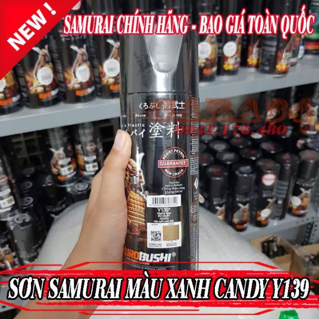 SƠN SAMURAI MÀU XANH DA TRỜI CANDY Y139