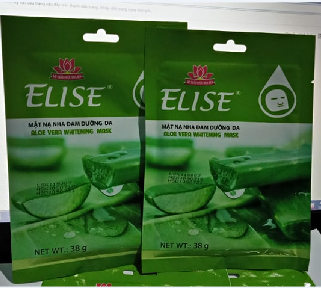 10 MẶT NẠ DƯỠNG DA ELISE TRẮNG MỊN, SÁNG DA