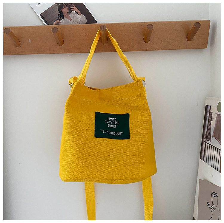 Túi đeo chéo nữ mini vải canvas nhỏ gọn tiện lợi Hạ Băng Designs Living Travelling