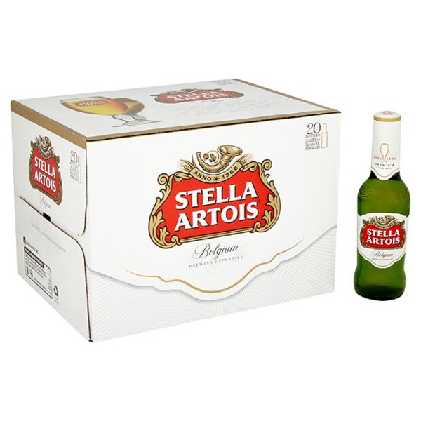 Thùng 24 Chai Bia Stella Artois (330ml / Chai)