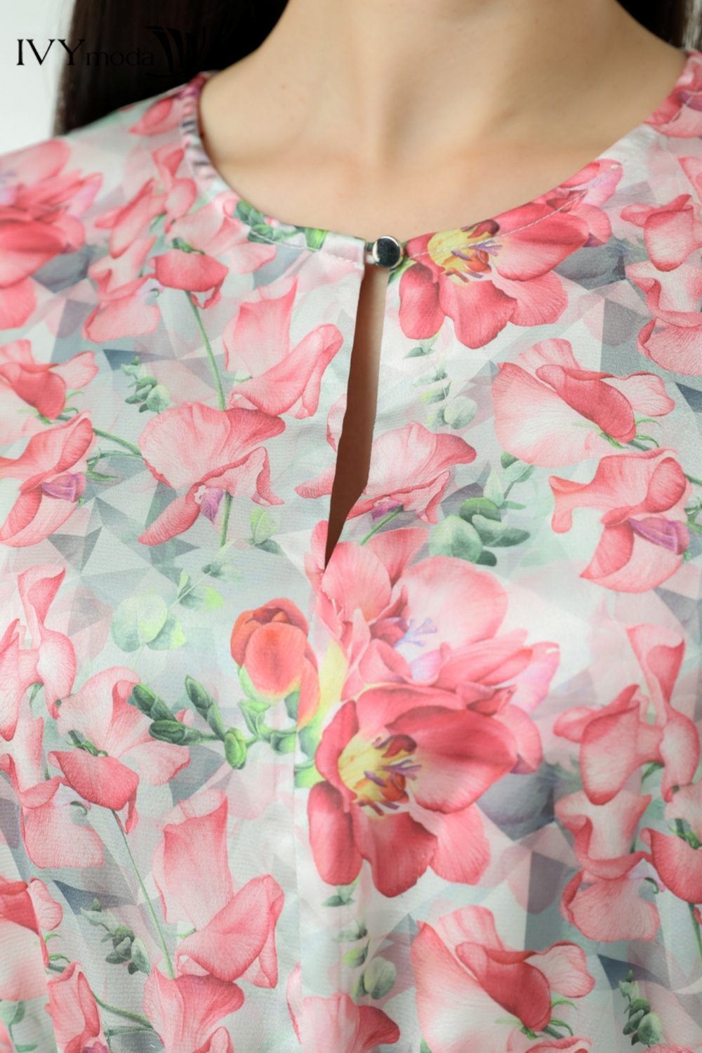 Đầm lụa đuôi cá IVY moda MS 41M7338