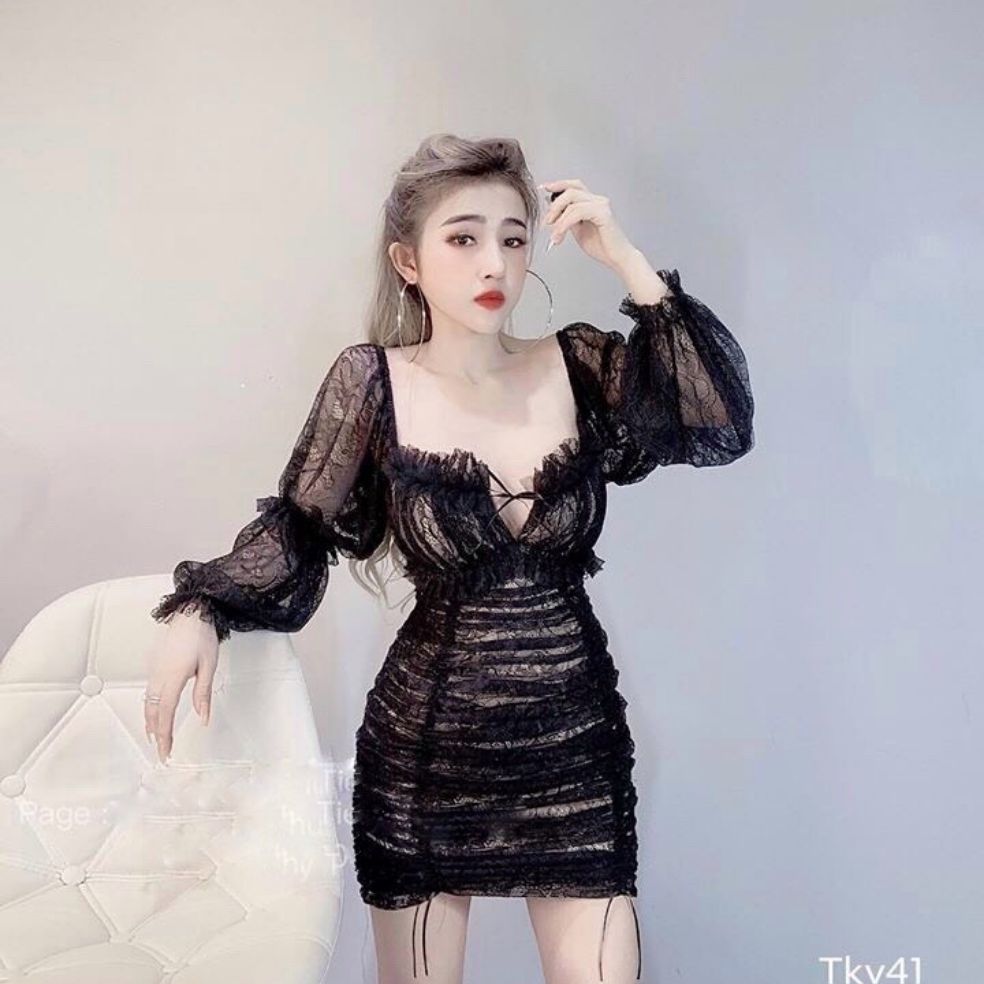 [HCM]Đầm ren body quyến rũ