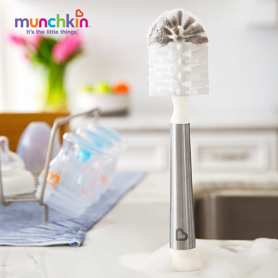 Set of 2 Replacement Brush Heads for Munchkin Bottle Brushes
