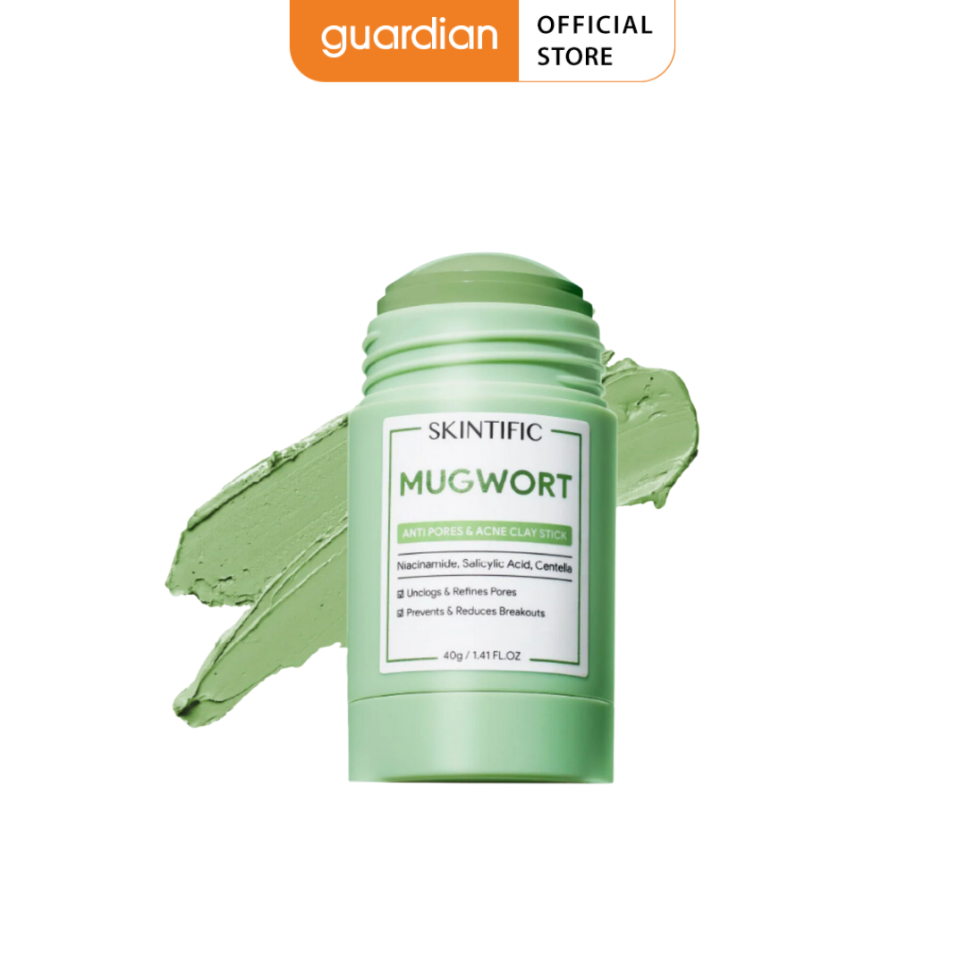 Thanh Lăn Mặt Nạ Đất Sét Ngải Cứu Giảm Mụn Skintific 40g