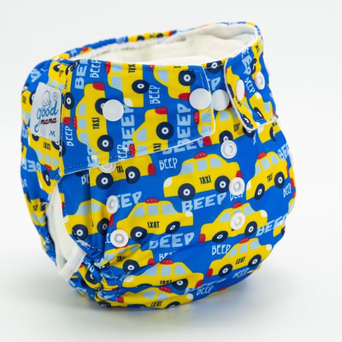Bỉm Vải Goodmama Siêu Chống Tràn size M(3-12kg) Size L(10-17kg)