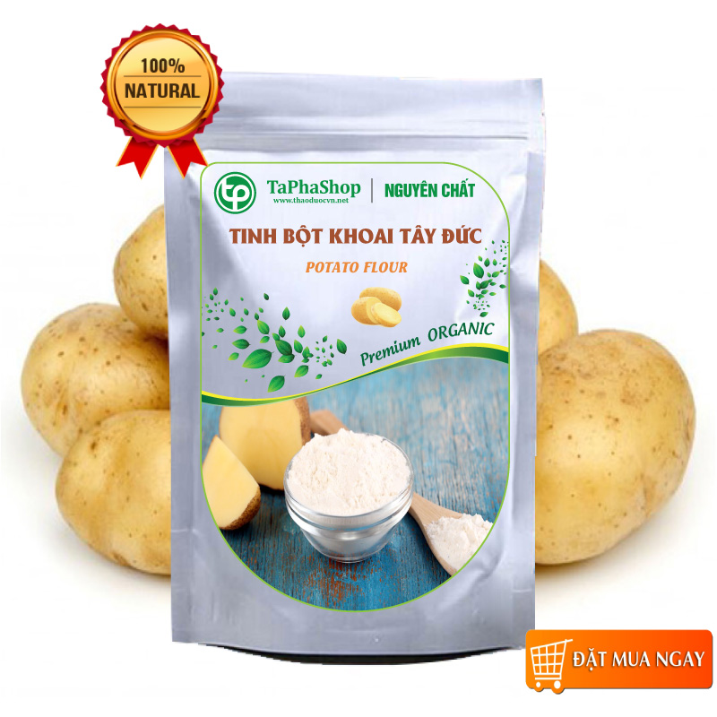 [HOT] Tinh bột khoai tây đức nguyên chất 100g - Thảo Dược Tấn Phát