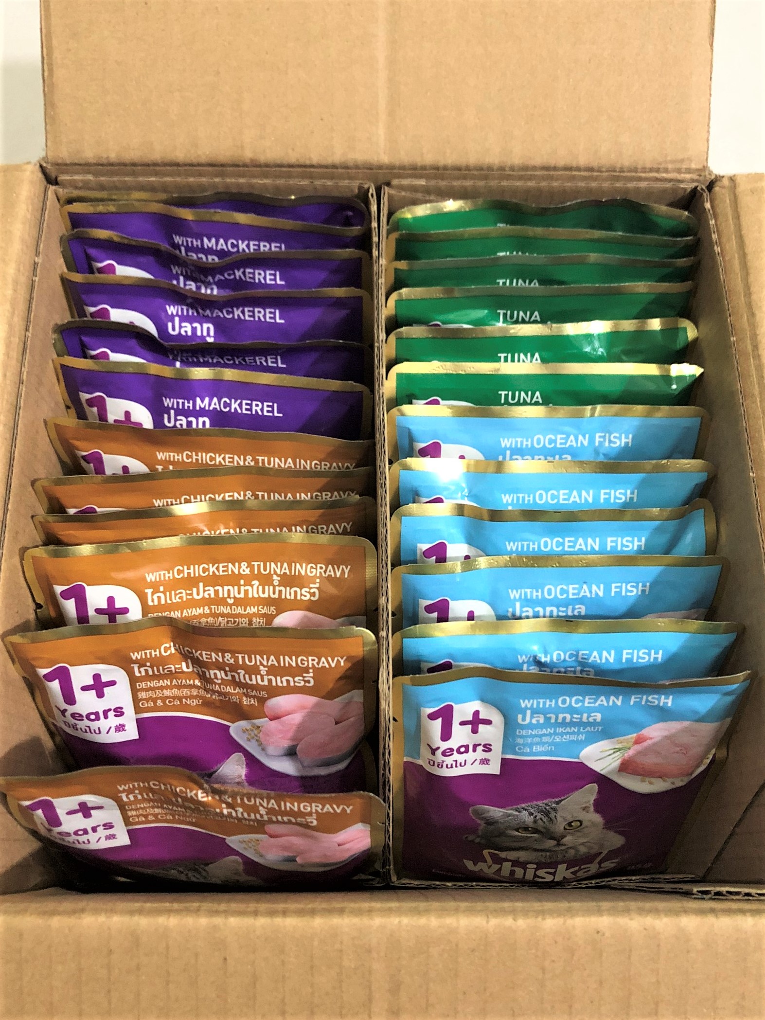 [HCM]Combo 12 gói / 12 pcs - Whiskas 85g - Pate cho mèo