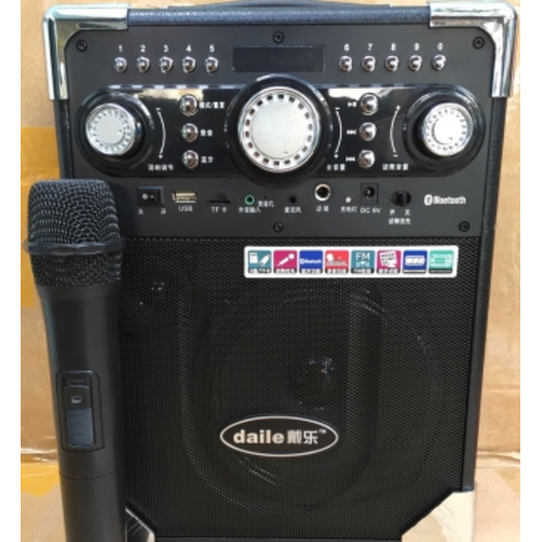 [HCM]Loa karaoke bluetooth s8 Loa Daile S8 Có Kèm 1 Micro Không Dây