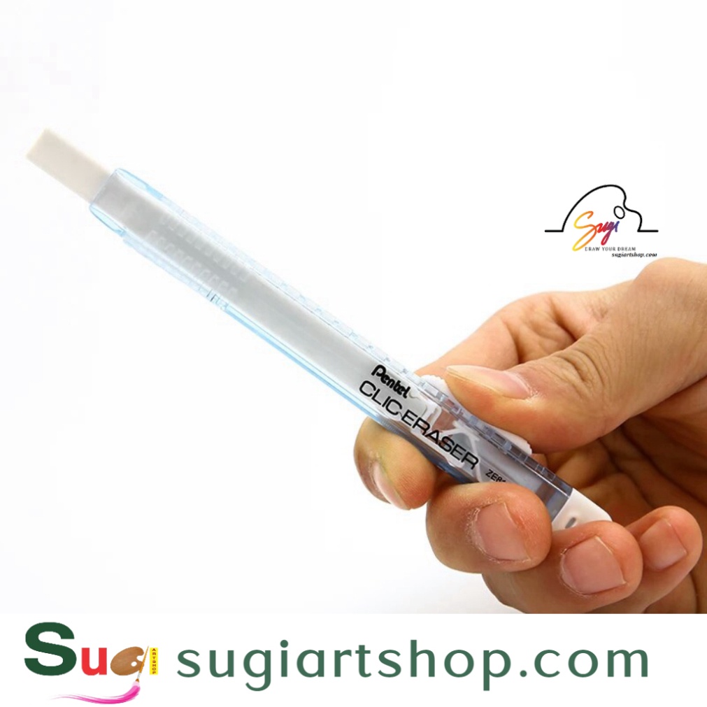 Bút gôm Pentel, Ruột gôm tẩy PENTEL đầu vuông [ Sugi Art Shop ]