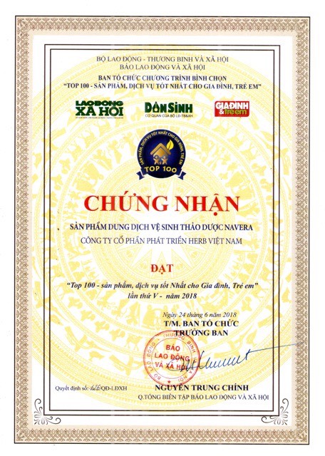 Dung Dịch Vệ Sinh Thảo Dược HEVINA 100ml