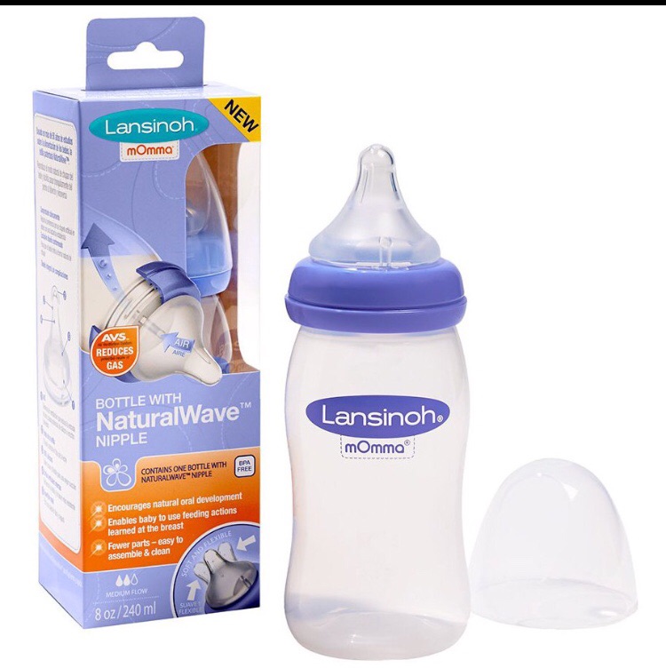 Bình sữa Lansinoh 160ml / 240ml cho bé