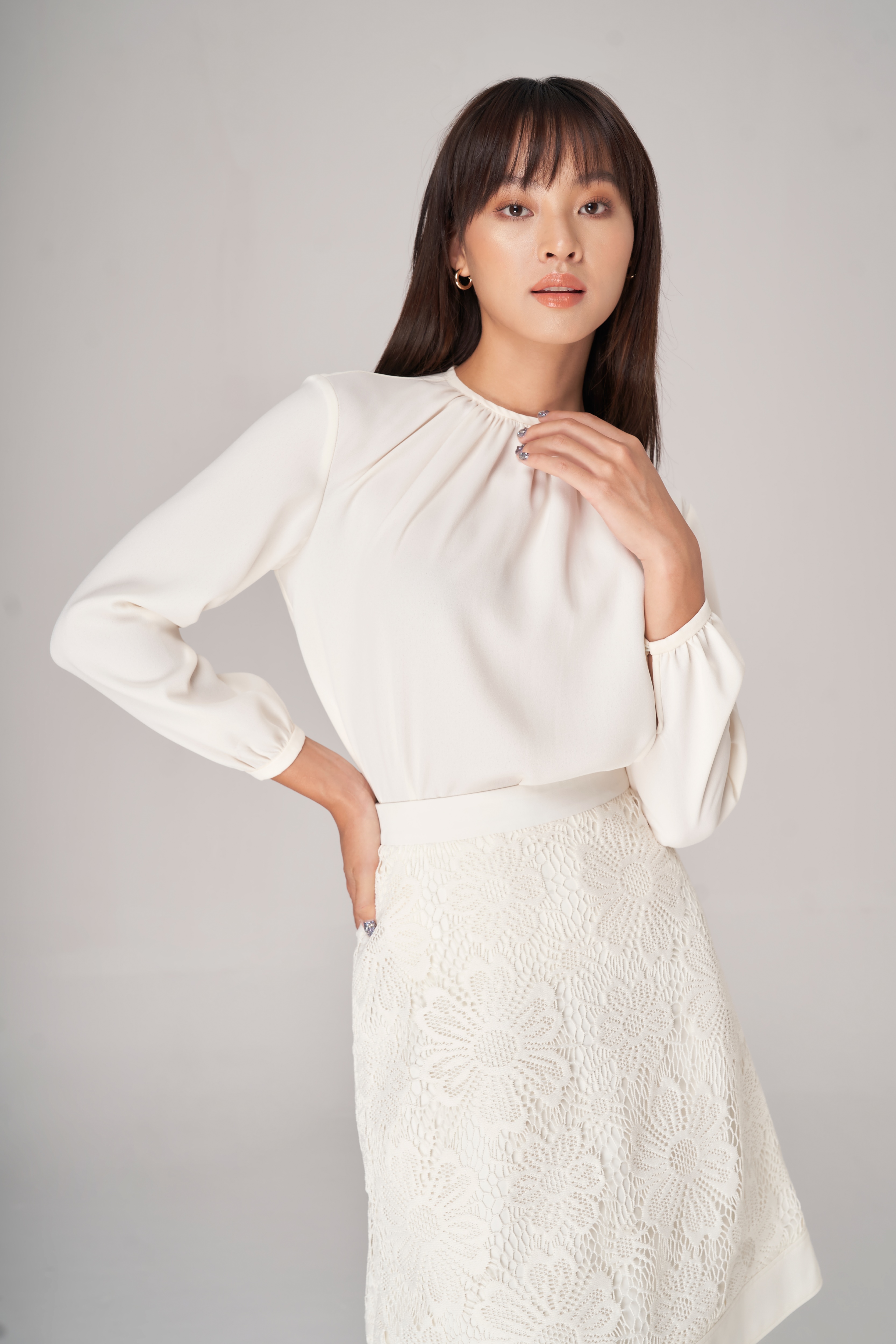 Kimilie - Chân Váy Ren Dáng Chữ A Olivia