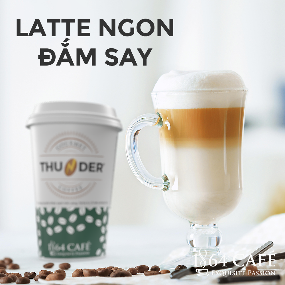 220g Cà Phê Hạt Thunder No.8 - 1864 CAFÉ