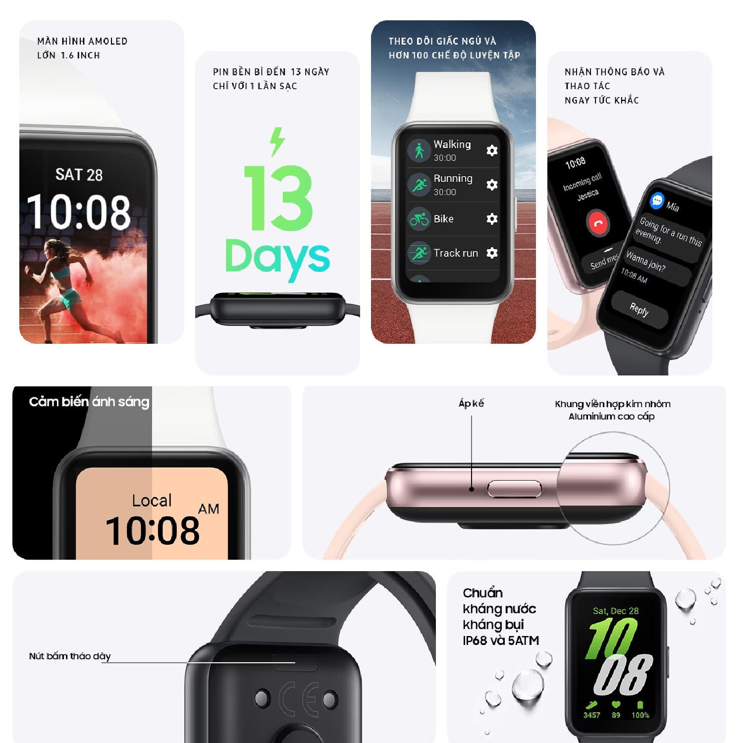 Đồng hồ thông mình Samsung Galaxy Fit 3