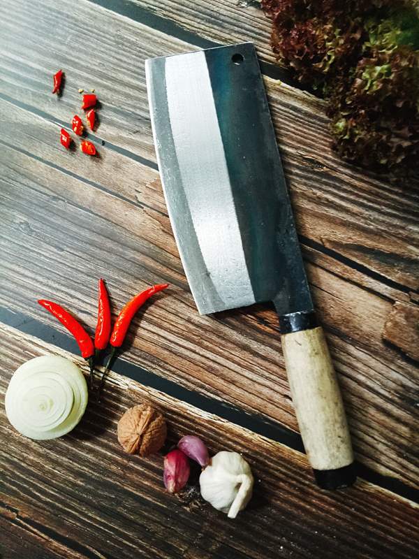 Dao phớ to chặt thịt gà làng nghề Đa Sỹ 35 cm