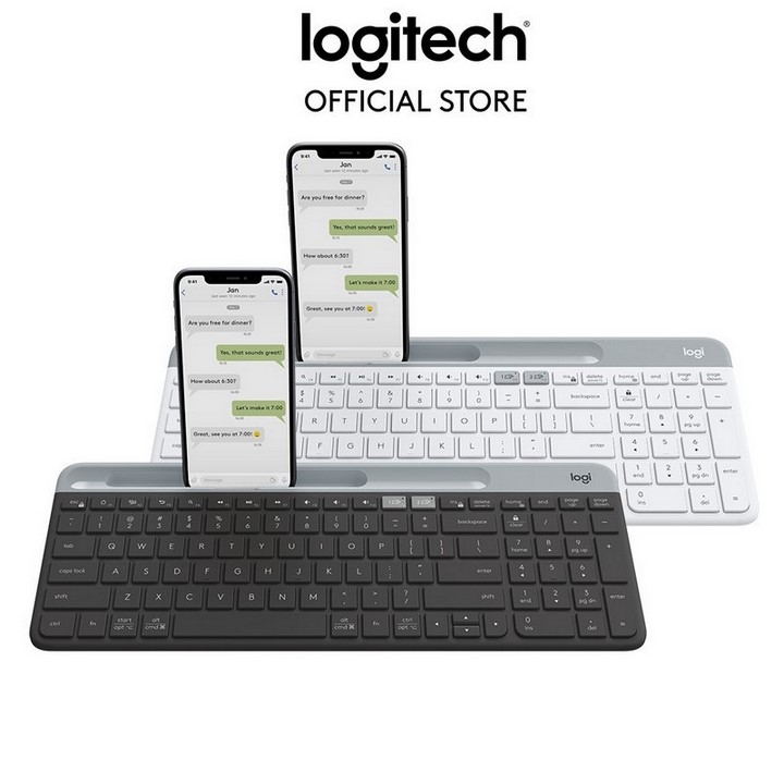 Bàn phím không dây bluetooth Logitech K580 Slim Multi device  - Bảo Hành 12 Tháng