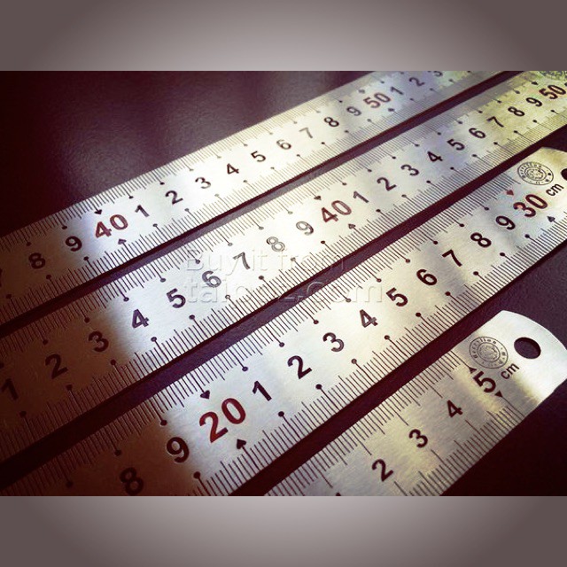 Thước thép không gỉ 50cm