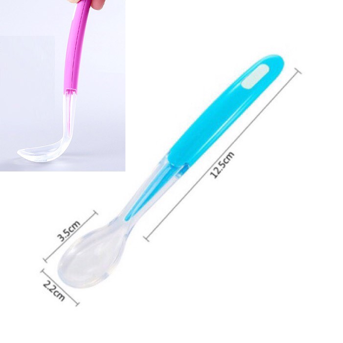 Muỗng Thìa Ăn Dặm Silicon Sâu Lòng Siêu Mềm Cho Bé