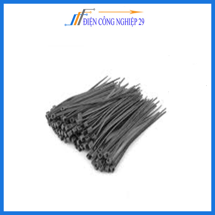 Gói 1000PCS Dây Thít Đen 3x100mm