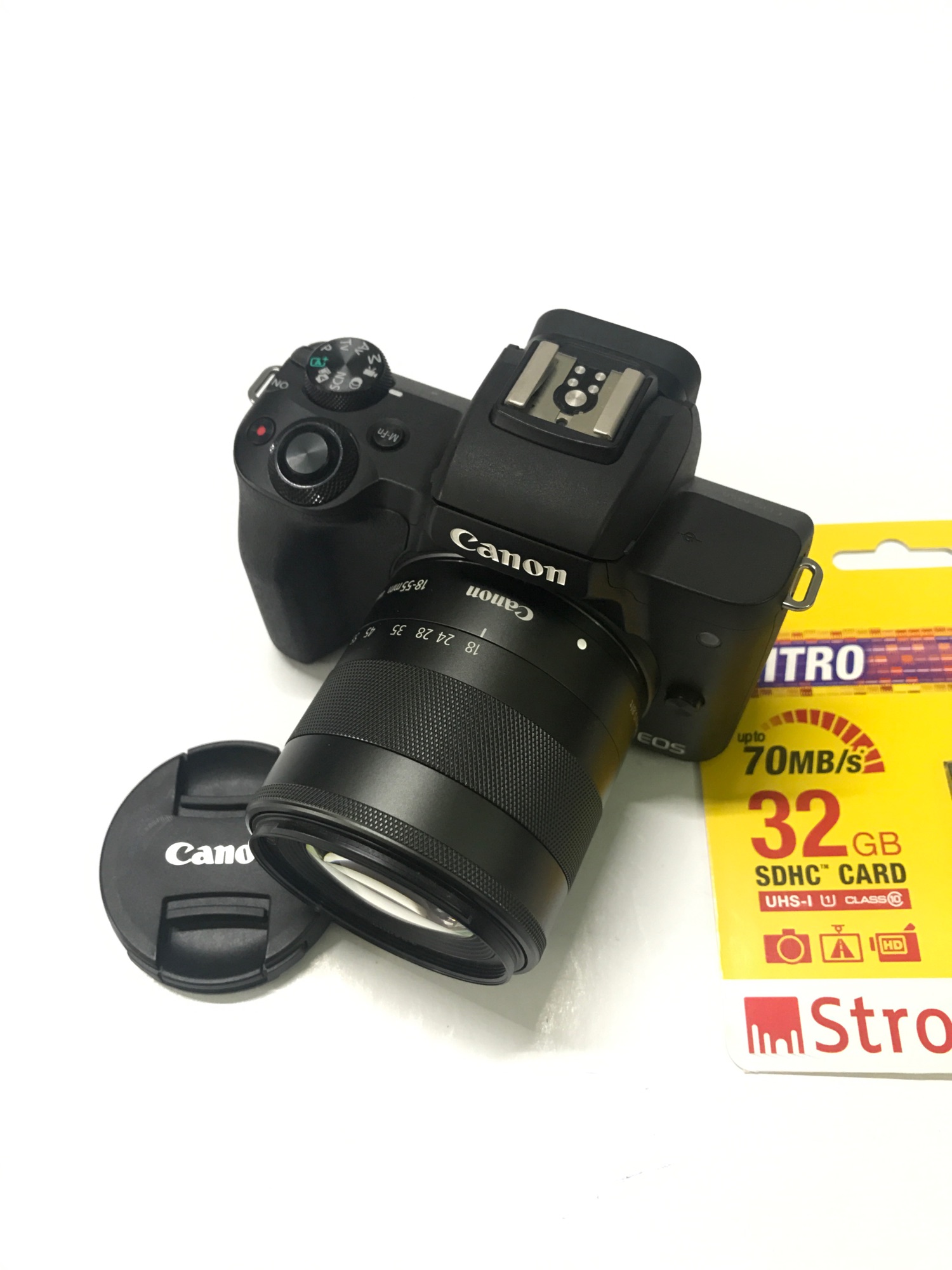 Trả góp 0%Máy Ảnh Canon EOS M50 + Kit 15-45mm kết nối Wifi NFC Bluetooth