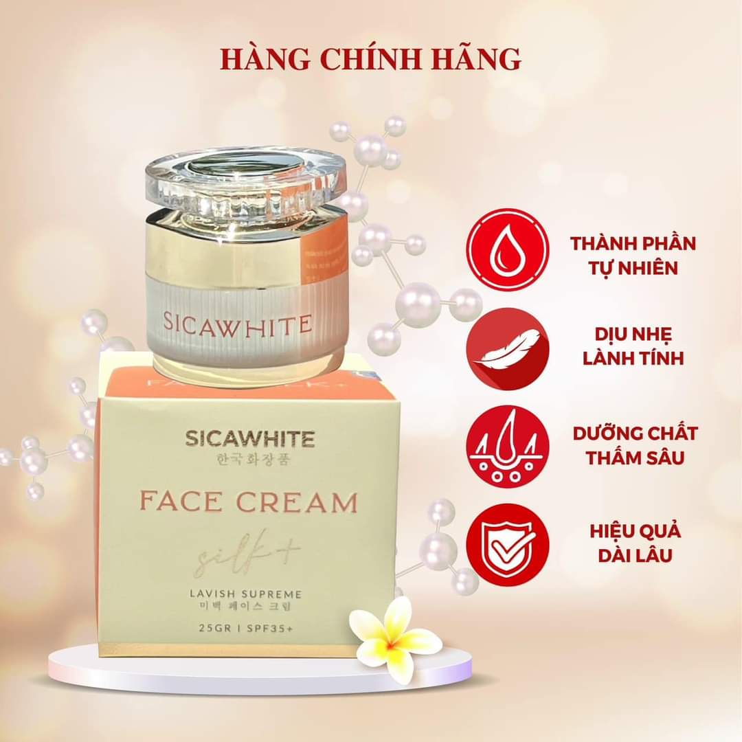 Kem FaCe SiCa White Dưỡng Trắng Da Mờ Thâm