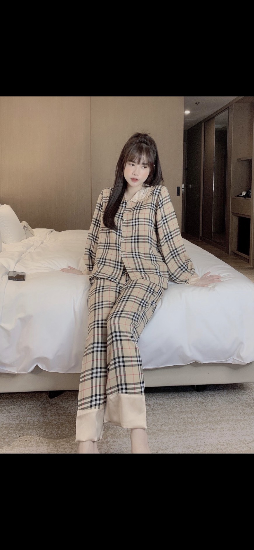 Bộ lụa Mango họa tiêt dài tay cao cấp loại 1