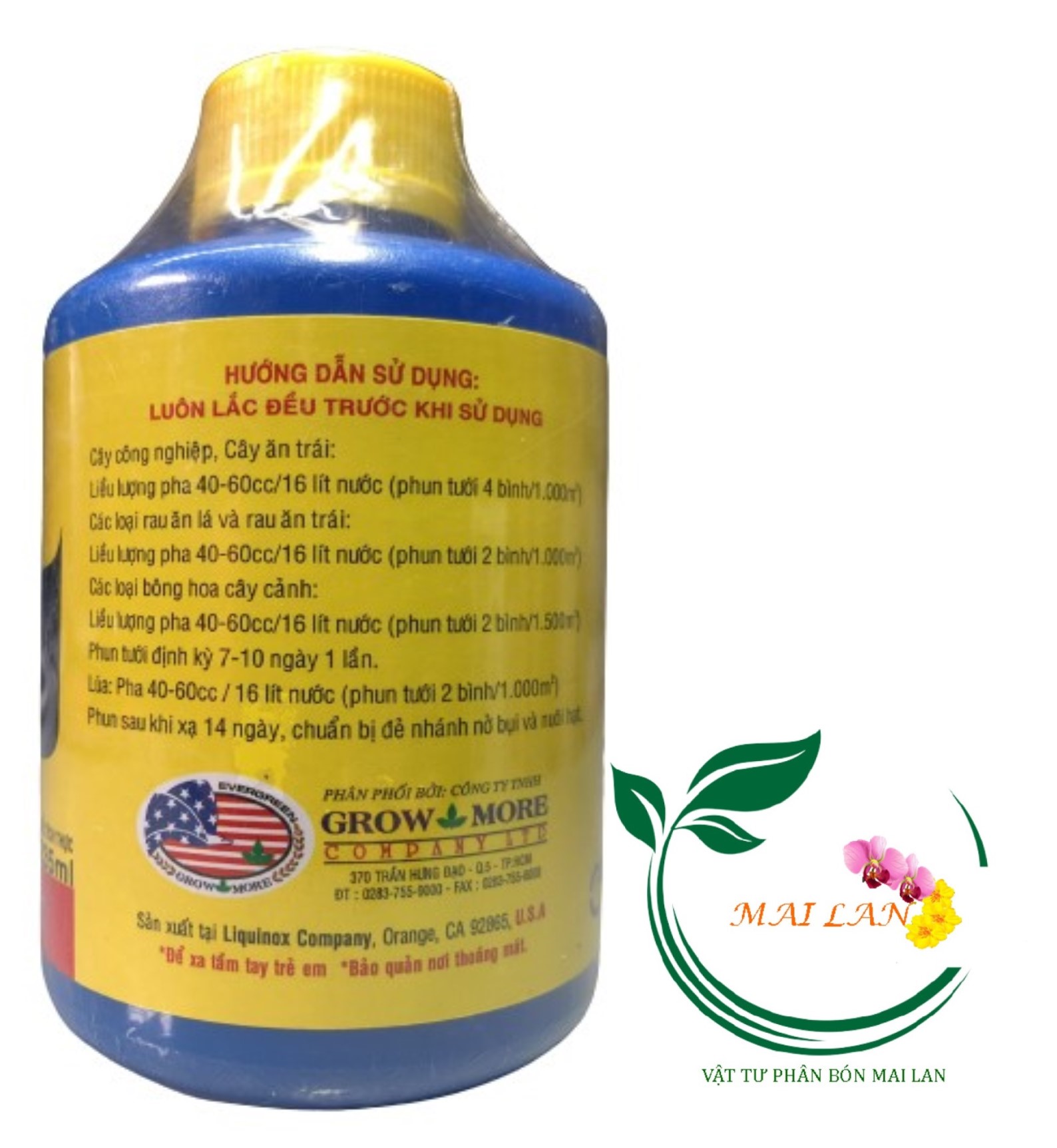 Phân Bón Lá Grow More B1 - #097A# 235ml