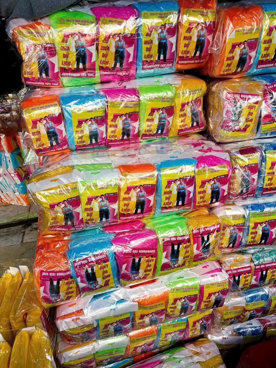 Combo 5 Cái Áo mưa nylong 1 lần tiện lợi dễ sử dụng