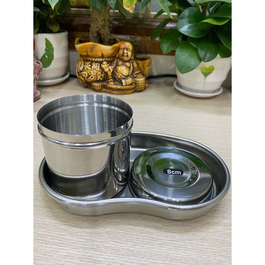 Khay hạt đậu, khay inox đựng bông