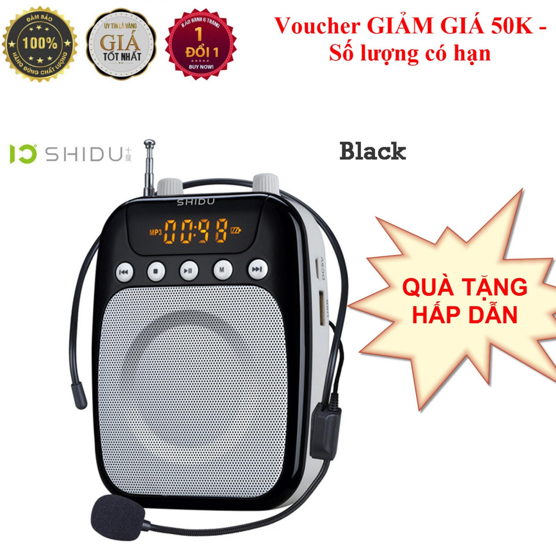 Bộ Loa Micro Shidu S358 loại có dây - Hỗ trợ giáo viên, hướng dẫn viên du lịch, nhân viên bán hàng, tập Yoga - Hàng công ty phân phối