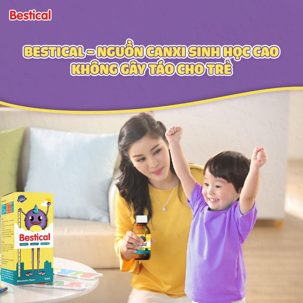 [Xả hàng-Không tích điểm]Bestical Canxi Sinh Học Chai 120ml