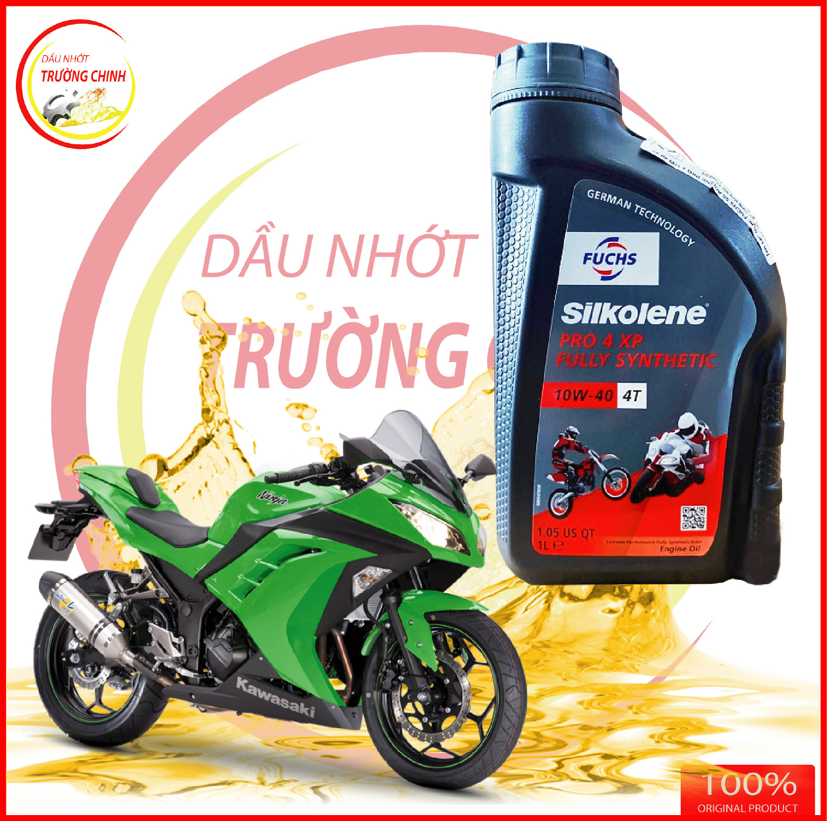 Nhớt Fuchs Silkolene Pro 4 10w40 XP 4T 1.2L