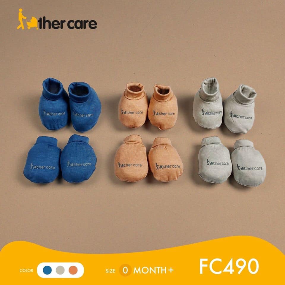 Set Bộ Bao Chân Bao Tay Sơ Sinh Fathercare