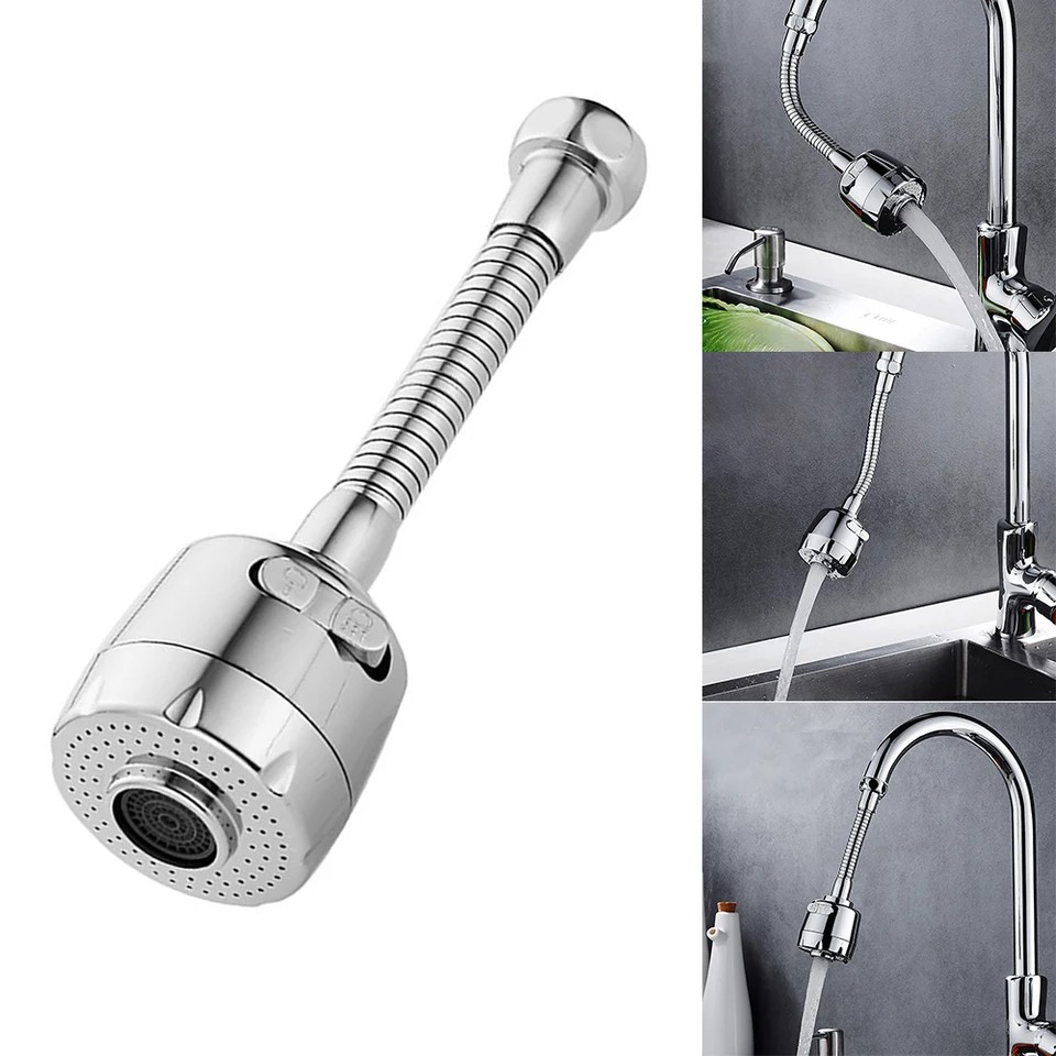Đầu Vòi Rửa Chén Bát Tăng áp, điều Hướng Xoay 360 độ, Tiết Kiệm Nước, Phù Hợp Với Nhiều Loại Vòi, Đầu Nối Vòi Rửa Bát Tăng Áp