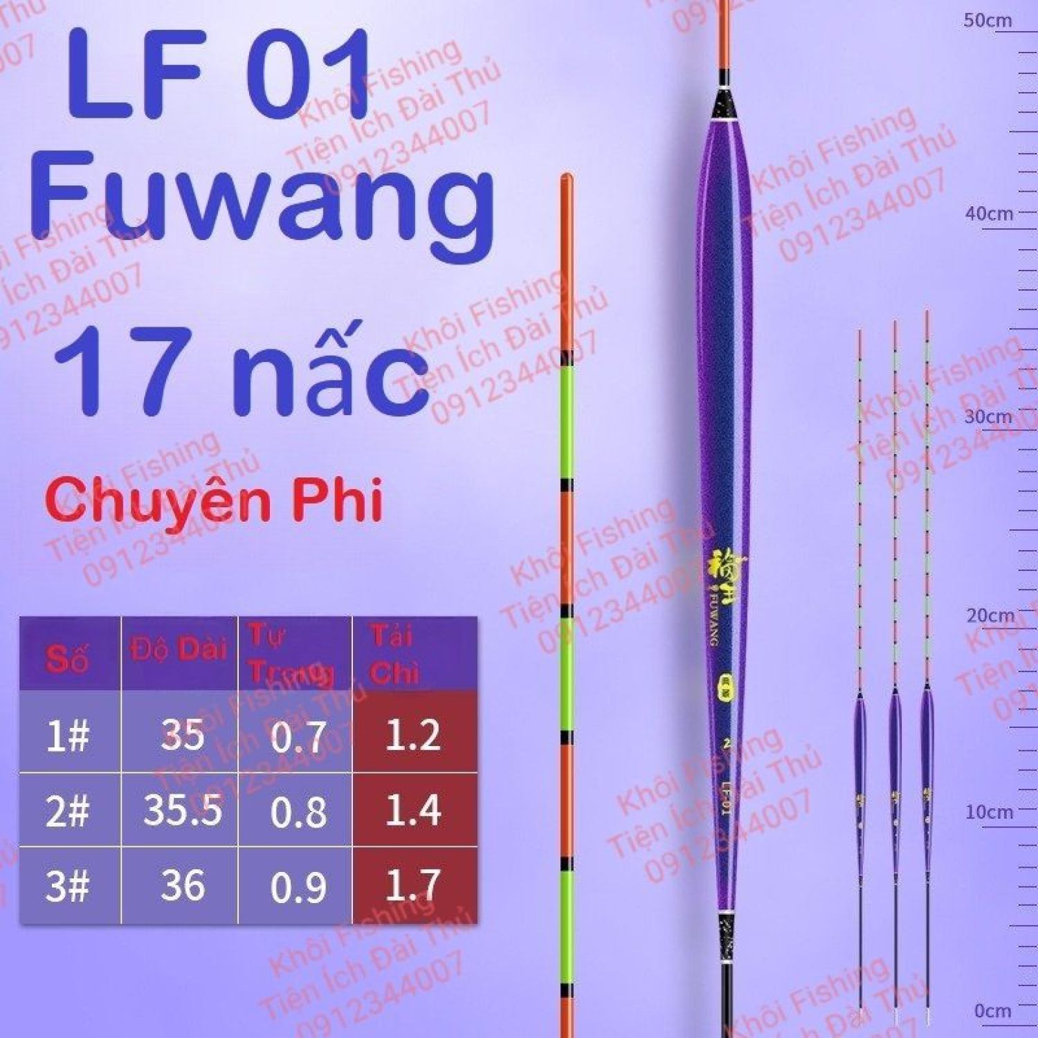 Phao câu đài chuyên câu rô phi Fuwang