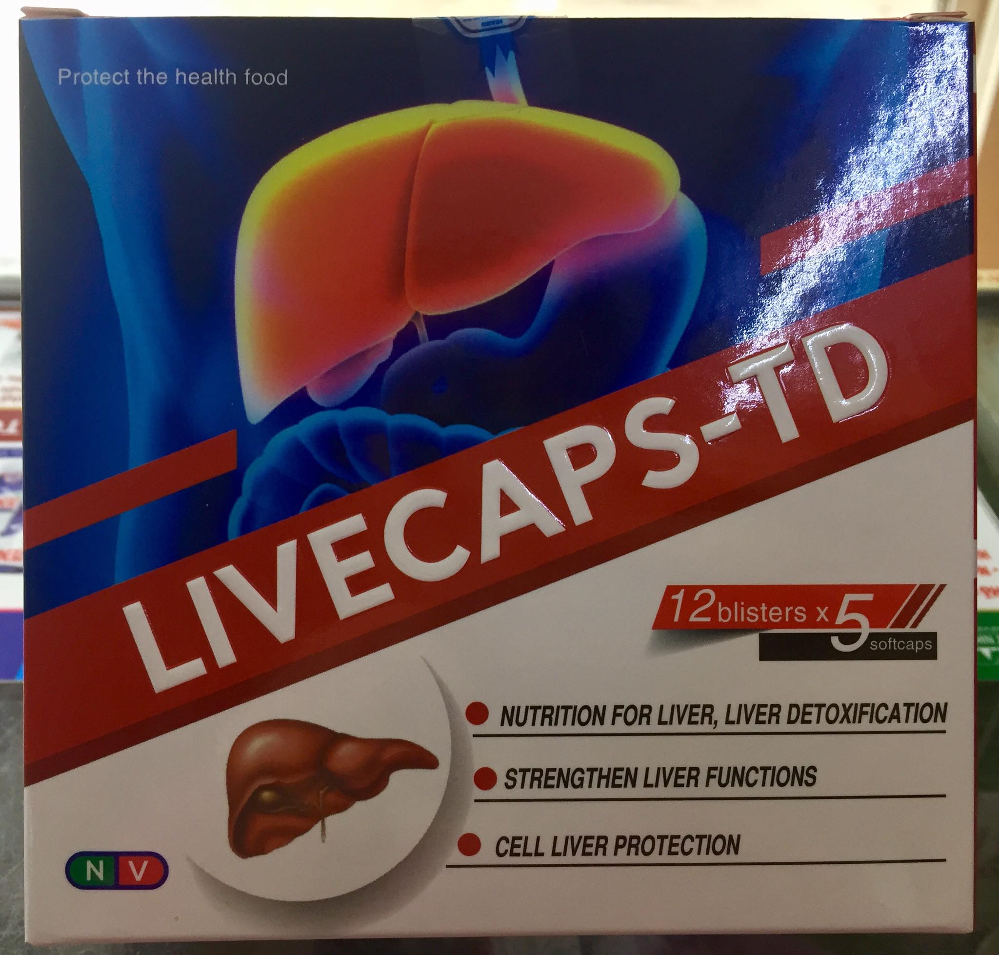 Bổ gan, giải độc gan Livecaps-TD