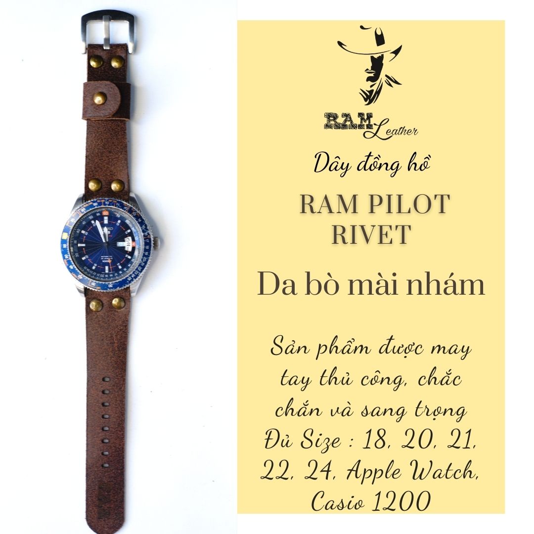 WATCH STRAPS DOUBLE COW LEATHER REAL