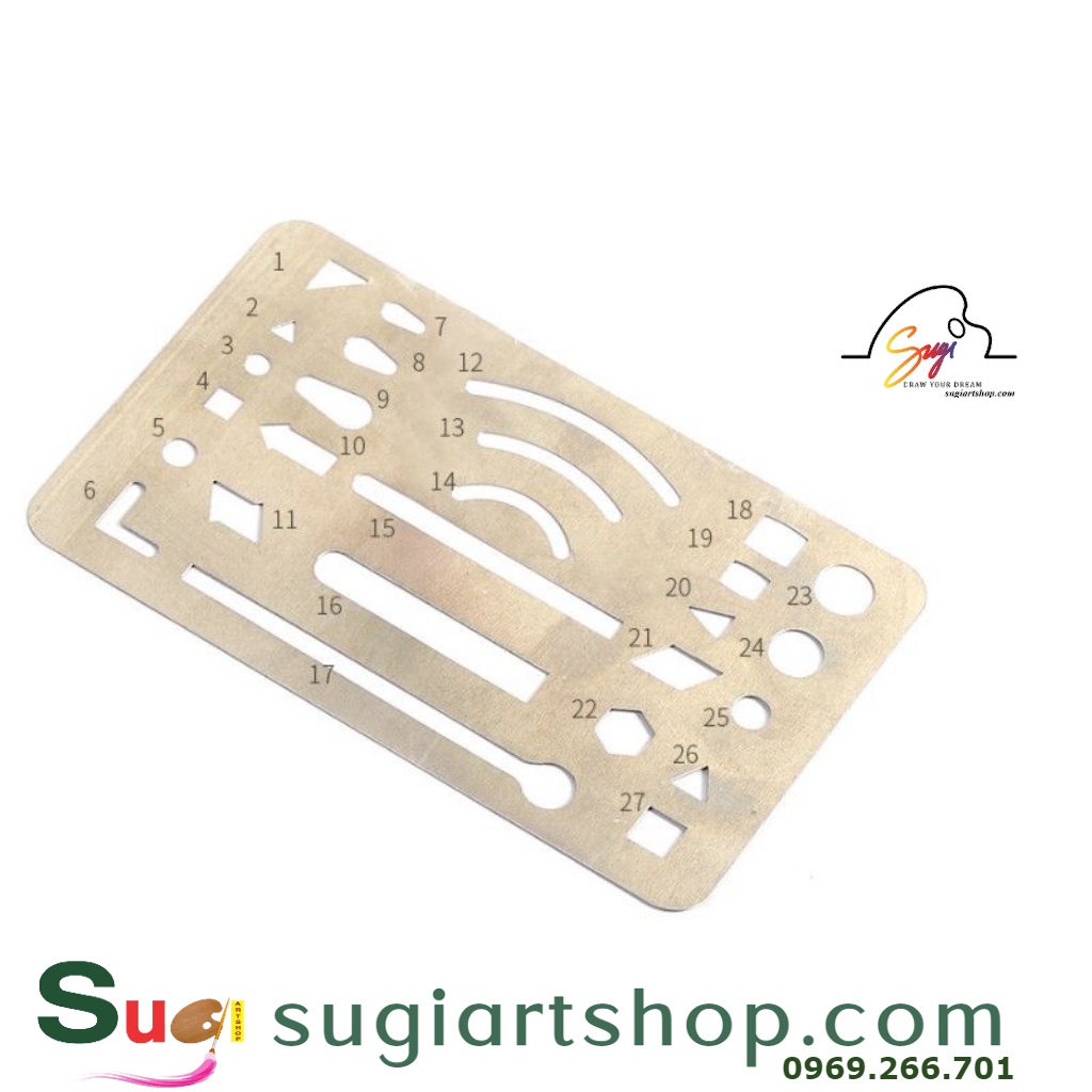 Thước Che Tẩy - Erasing Shield - Thước Chắn tẩy