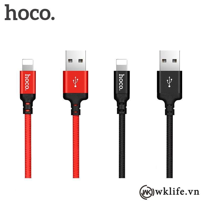 Cáp Lightning Hoco X14 dây dài 1m