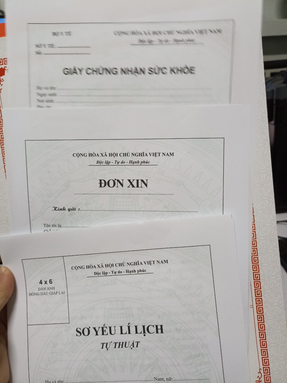 SET BỘ HỒ SƠ XIN VIỆC GIẤY ĐẸP