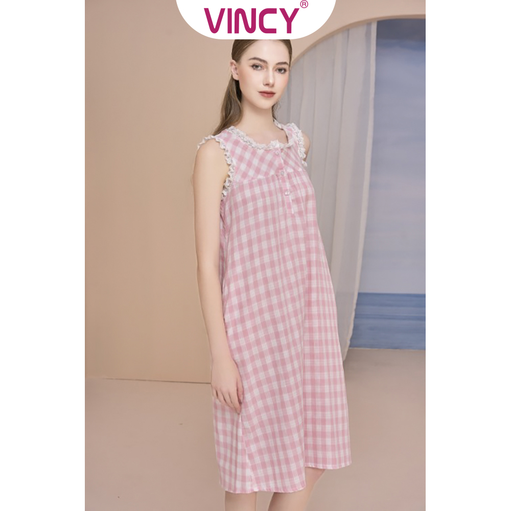 [Mua 3 giảm 20%, mua 2 giảm 15%] Đầm Kate Nữ Vincy Thoáng Mát DDK061S31