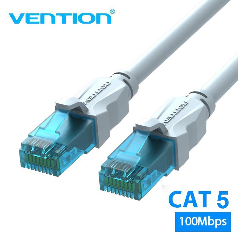 Dây cáp mạng Cat5e Vention 2 đầu đúc sẵn dài 1,5m - 30m