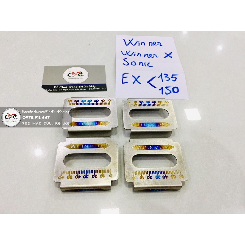 PASS KẸP GẮP TĂNG SÊN TITAN EX150 135 WINNER SONIC RAIDER nẹp pát tăng sên