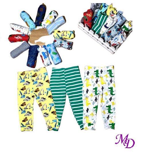 [HCM]10 Quần dài bozip bé trai hàng xuất xịn MÀU SẮC DỄ THƯƠNG TỪ 7 -18 KG - quần chục cho bé