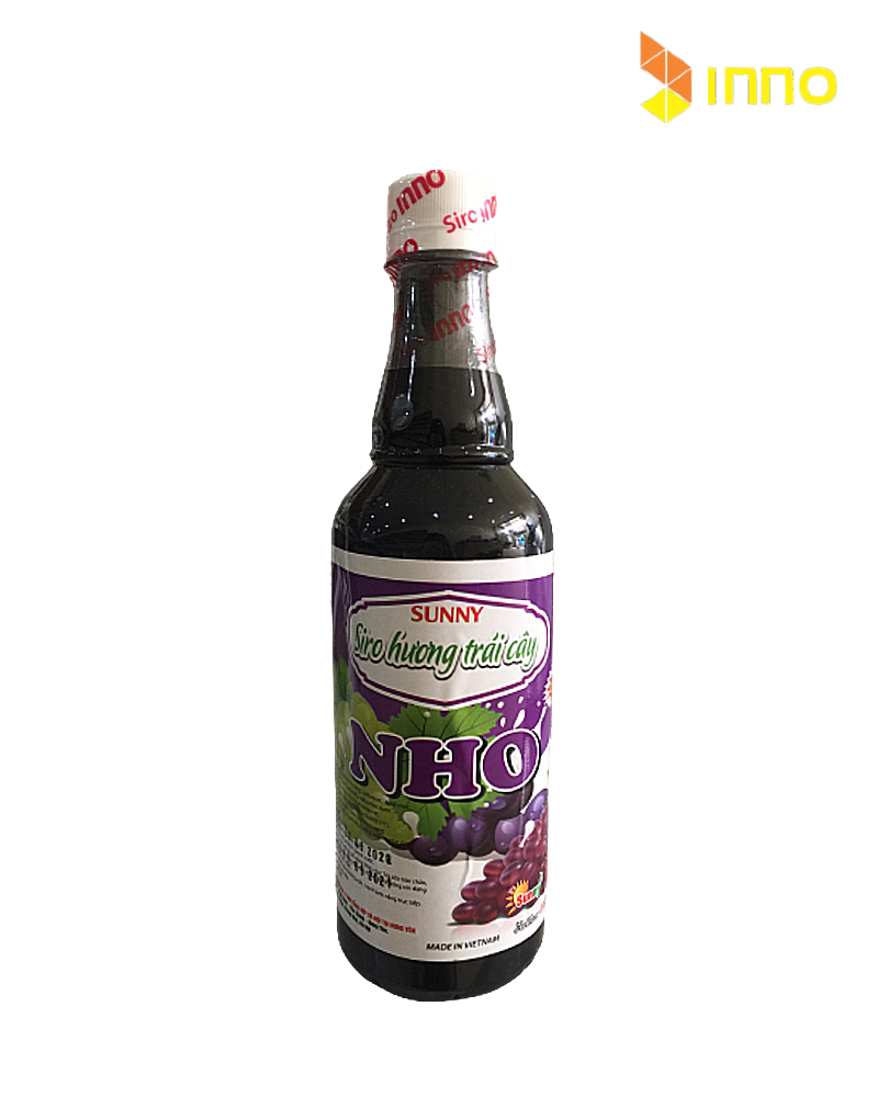 Siro hoa quả 600ml vị Nho