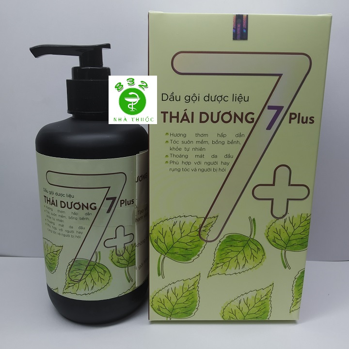 Dầu gội dược liệu Thái Dương 7 Plus sạch gàu, hết rụng, kích mọc tóc