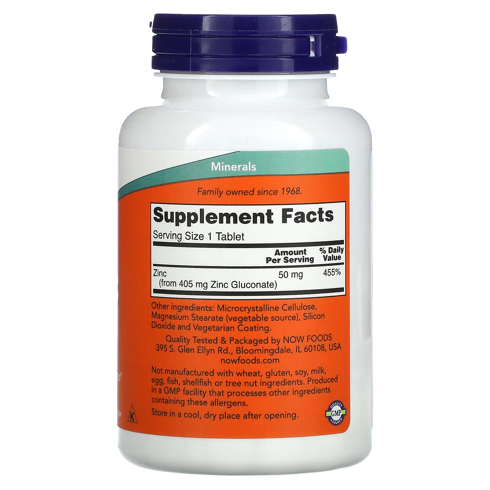 Now Zinc 50mg 250 viên