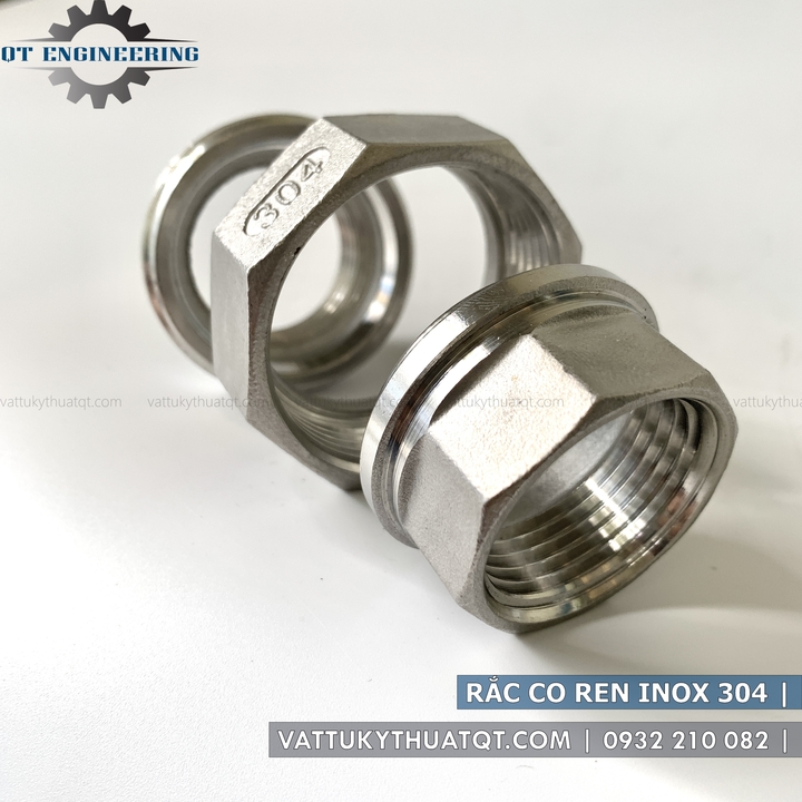 Rắc Co Nối Ren Inox 304 | VATTUKYTHUATQT.COM
