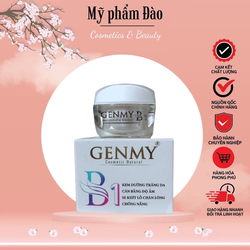 Kem genmy b1 dưỡng trắng da chống nắng 18g